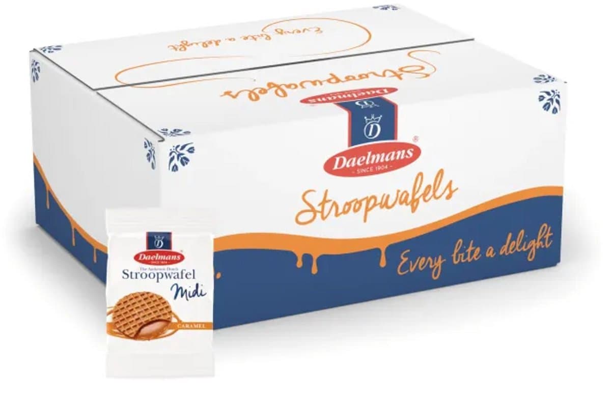 Daelmans Midi Stroopwafels – 150 Stuks Individueel Verpakt – 6 cm diameter (EAN: 8713621889474): Jullie vragen, ik antwoord