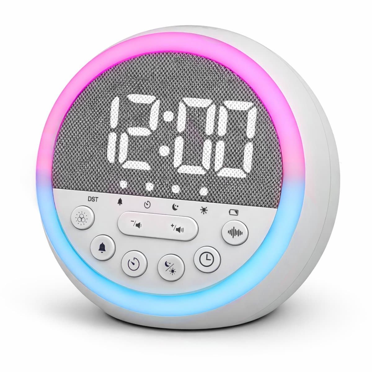 QuikNova Slaaptrainer Kinderwekker – Wekker Kind – Witte Ruis – Nachtlampje – Oplaadbaar (EAN: 8720892918604)