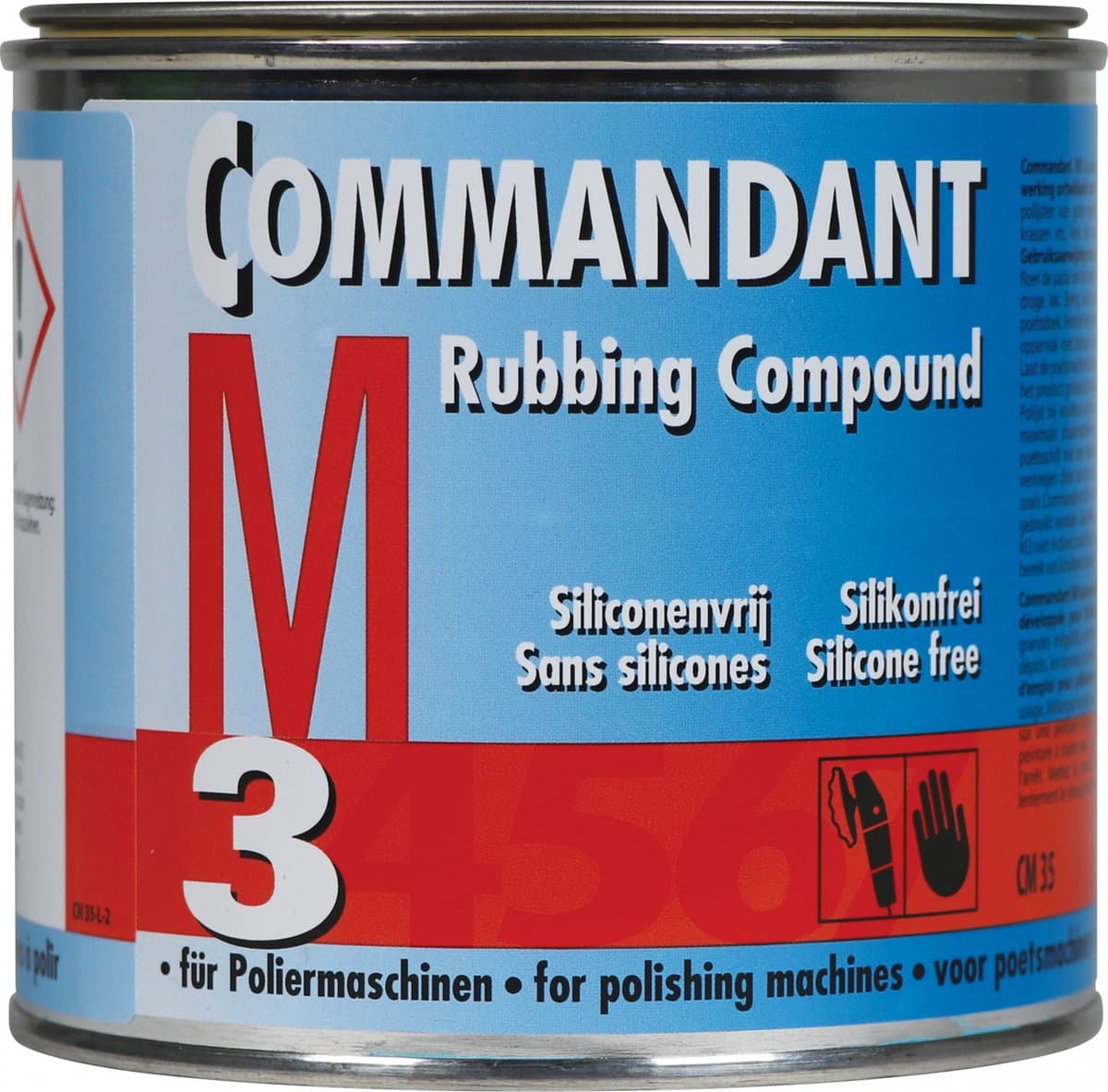 Commandant Polijstpasta Cm35 Machine M3 - 500g (EAN: 8711293390854)