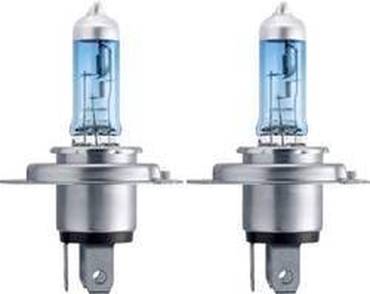 Philips H4 - Reservelampen – White Vision - 12V 60/55W - 2 Stuks (EAN: 8727900354904)