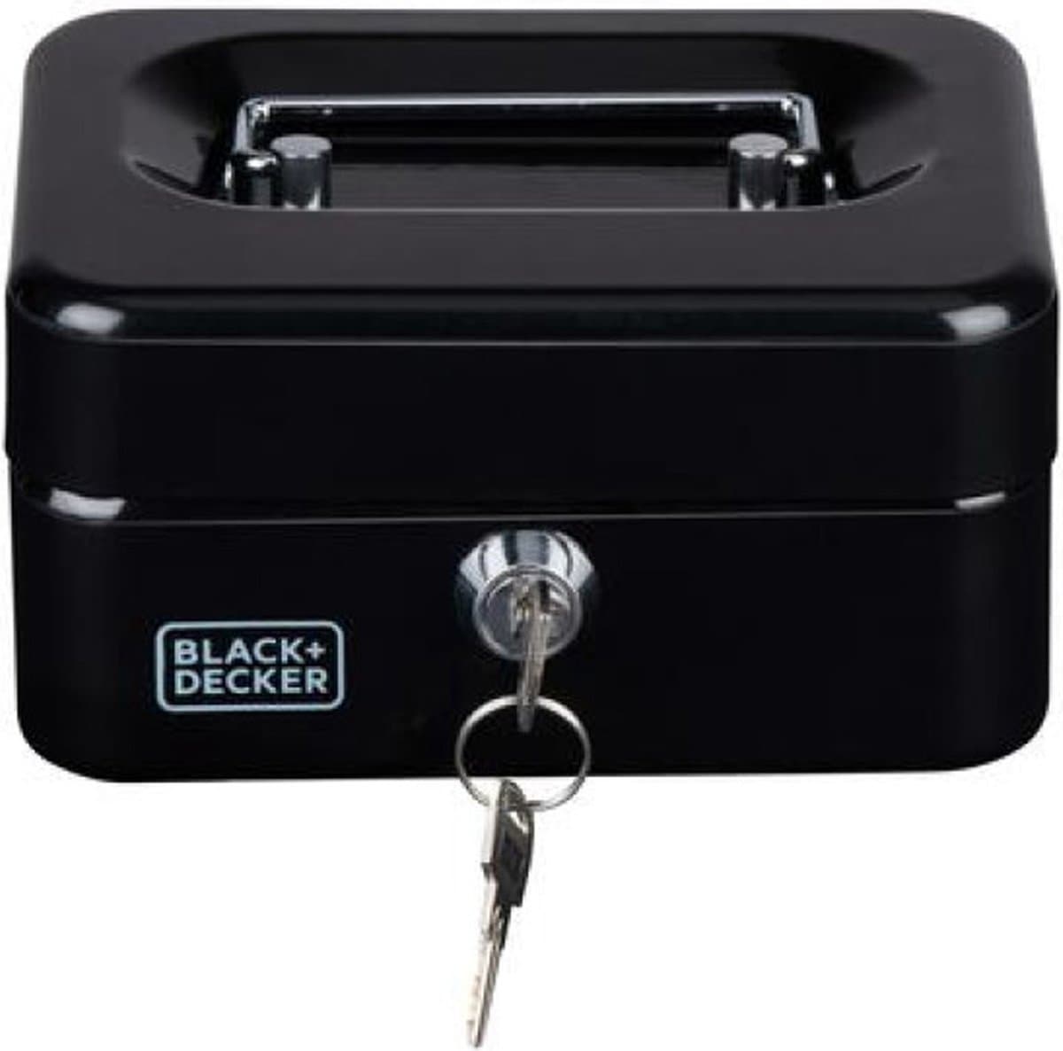 Black&Decker Geldkistje/kluisje - 2 sleutels - zwart - staal - muntbakje - 15 x 12 x 8 cm (EAN: 8711252240046): 💡 Waarom ik het nu graag deel