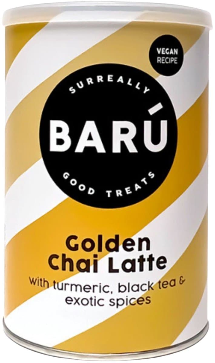 BARÚ - Golden Chai Latte Powder - 250 g - met Kurkuma, kruiden en zwarte thee (EAN: 5425031751557)