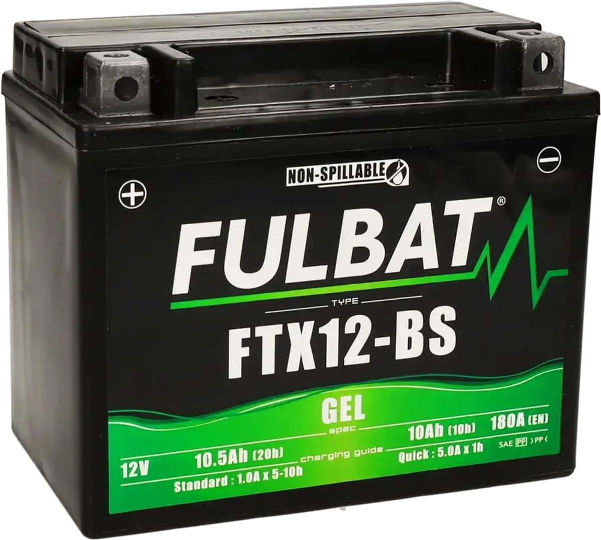 Fulbat YTX12-BS Scooter Accu 12V 10Ah – Gel Accu | Onderhoudsvrij & Gebruiksklaar (EAN: 3564095509222): **Direct Klaar voor Gebruik – Zonder Gedoe**