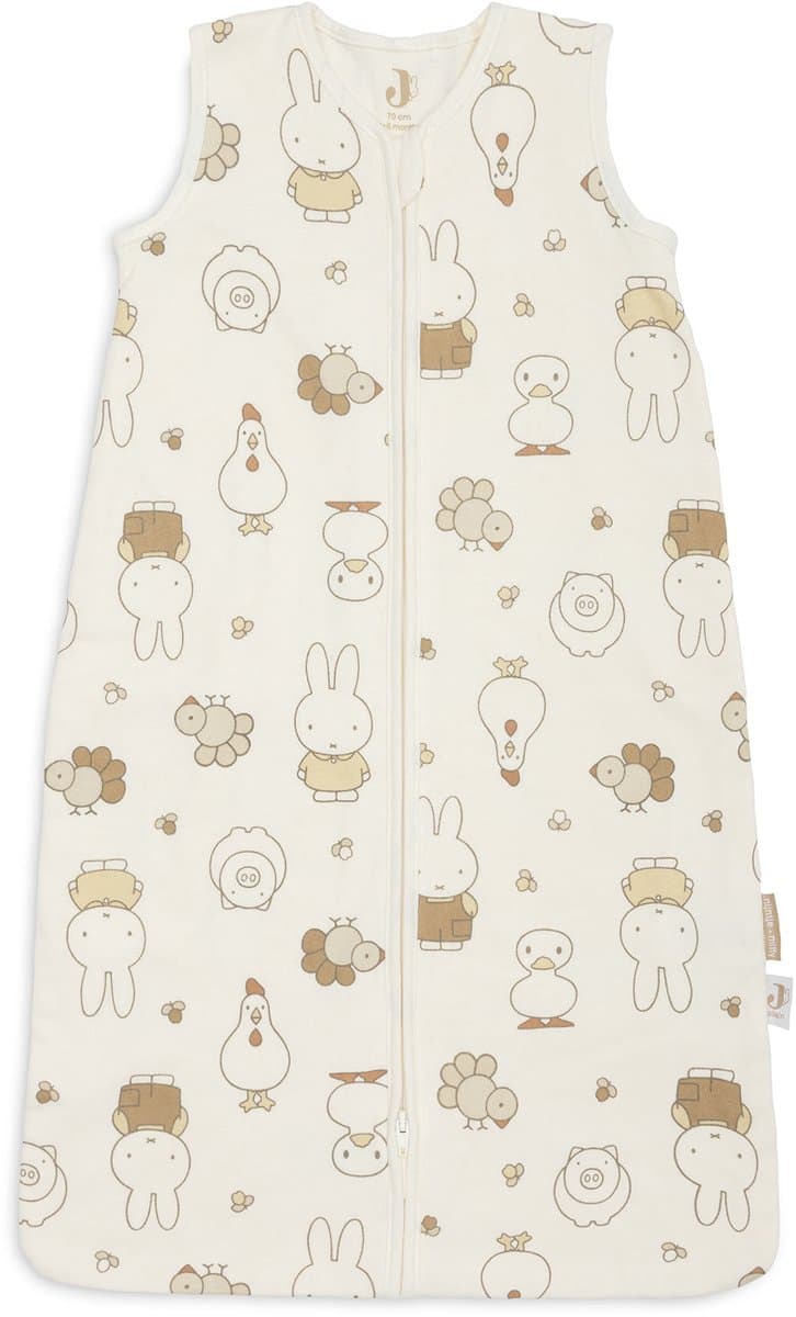 Jollein Slaapzak Baby Mouwloos 70cm - Jersey - Miffy Family Farm (EAN: 8717329404830)