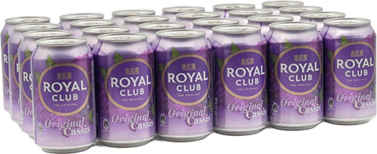 Tray Royal Club - Cassis - 24x 33cl (EAN: 8715600247541): 🍇 Wat is de Tray Royal Club Cassis écht