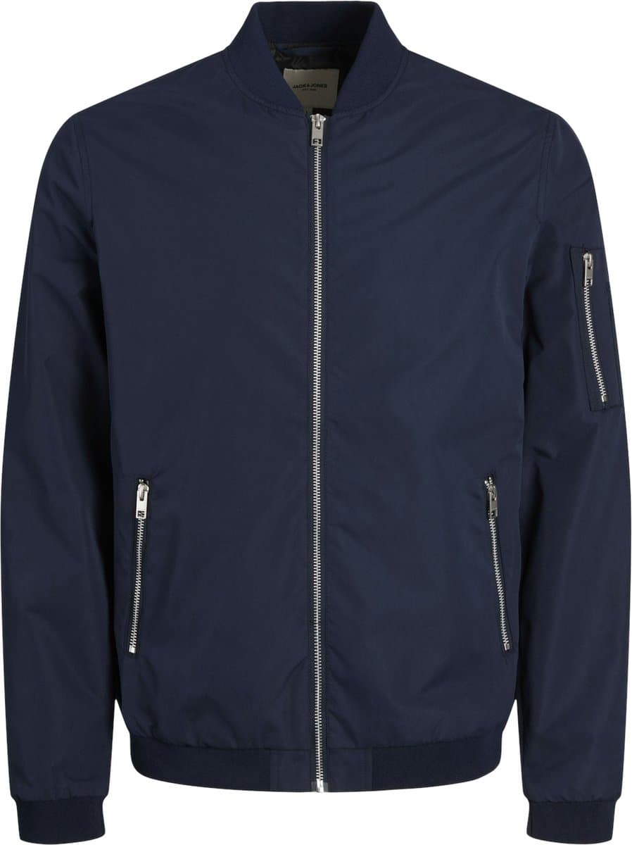 Jack & Jones - Heren Jas zomer Mash Bomber - Blauw - Maat XXL (EAN: 5715217566830)
