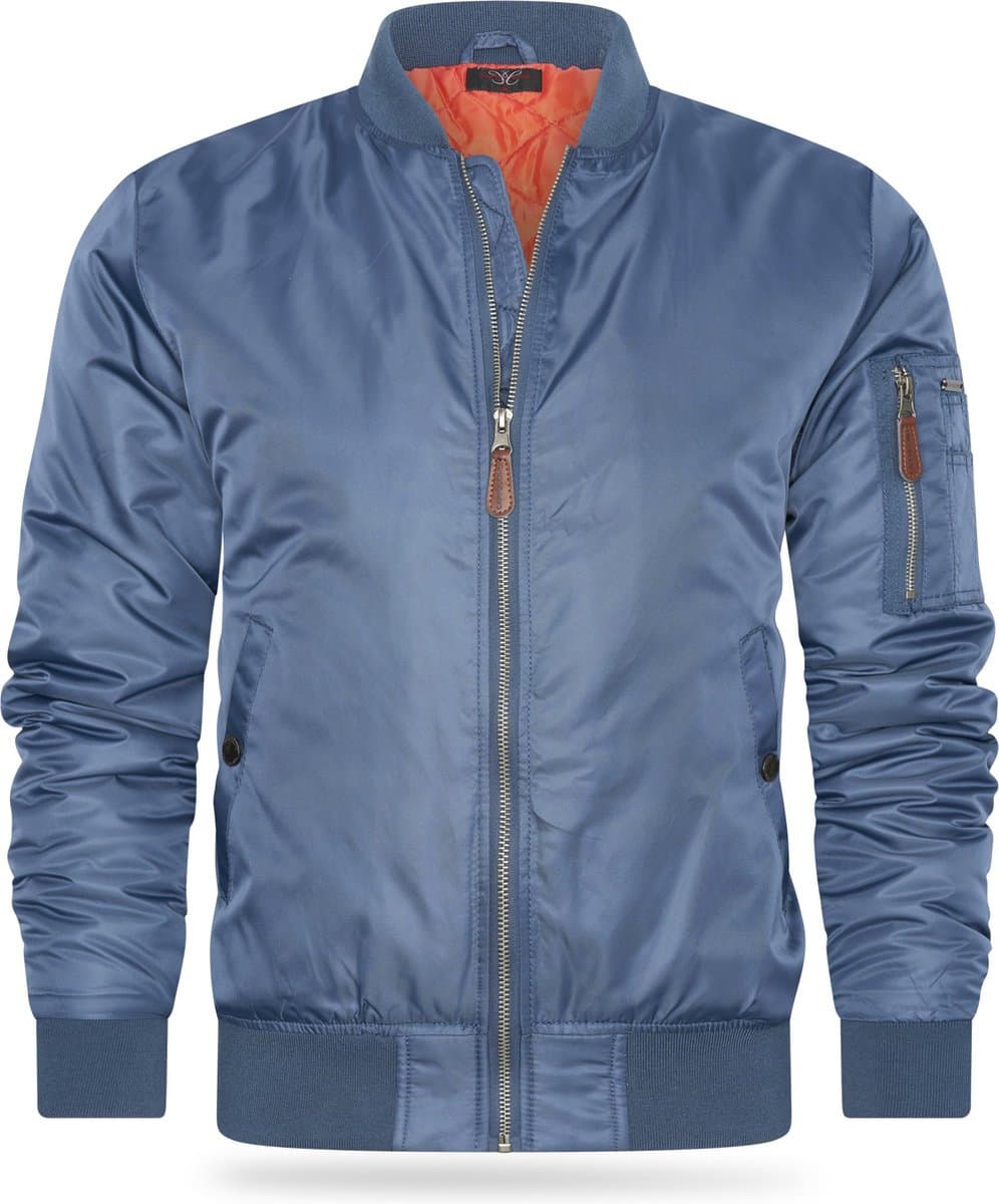 Cappuccino Italia - Heren Jas zomer Navy Seal Jacket - Blauw - Maat L (EAN: 7435103151107)