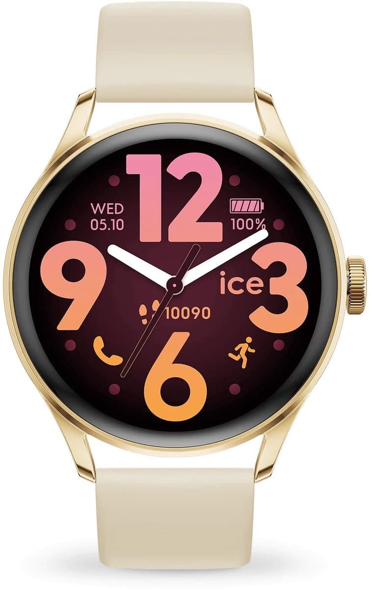 Ice-Watch Ice Smartwatch 3.0 - Smartwatch - AMOLED touchscreen - 39 mm - Beige (EAN: 4895173345036)