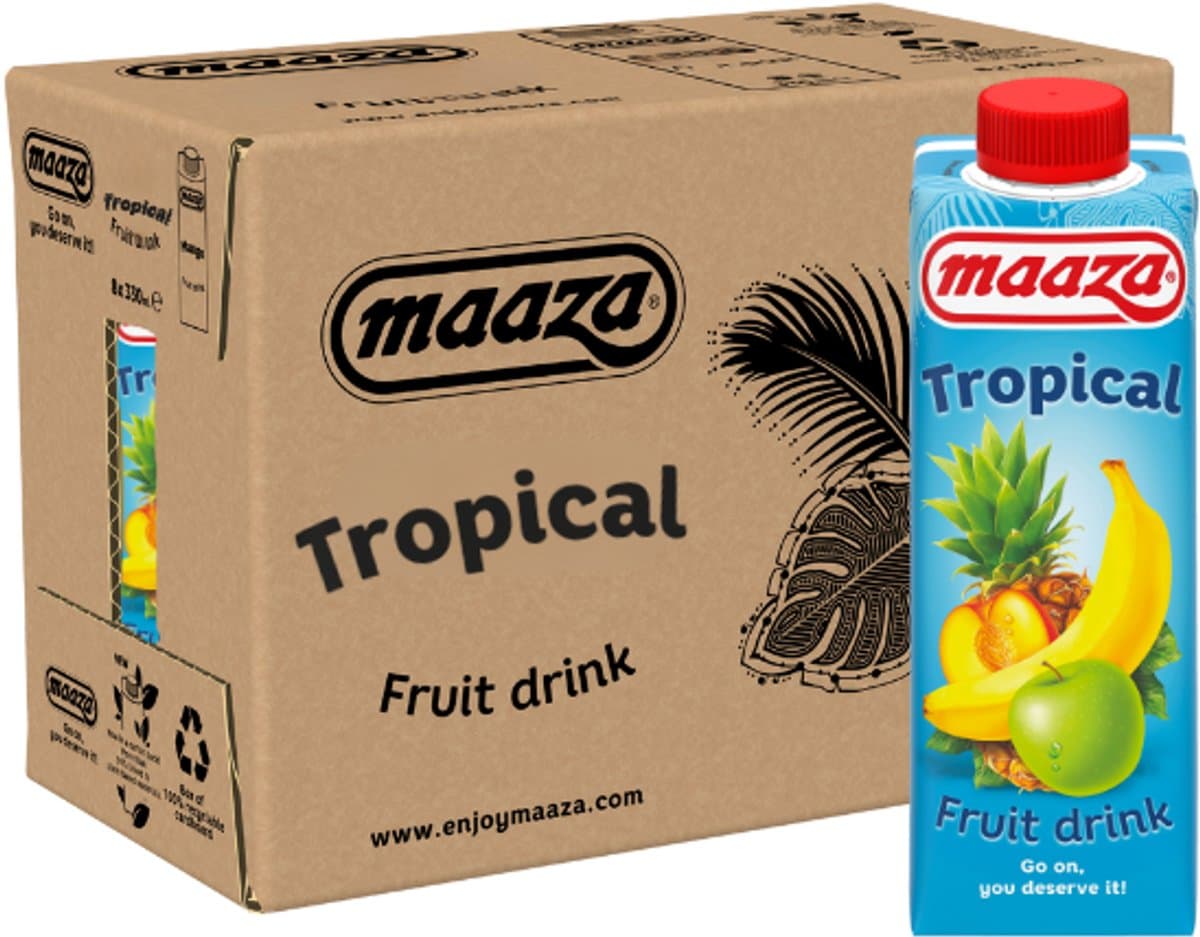 Maaza Tropical Fruit Drink 8 x 330 ml (EAN: 8720157468462): Waarom een fruitdrank in mijn creatieve toolbox