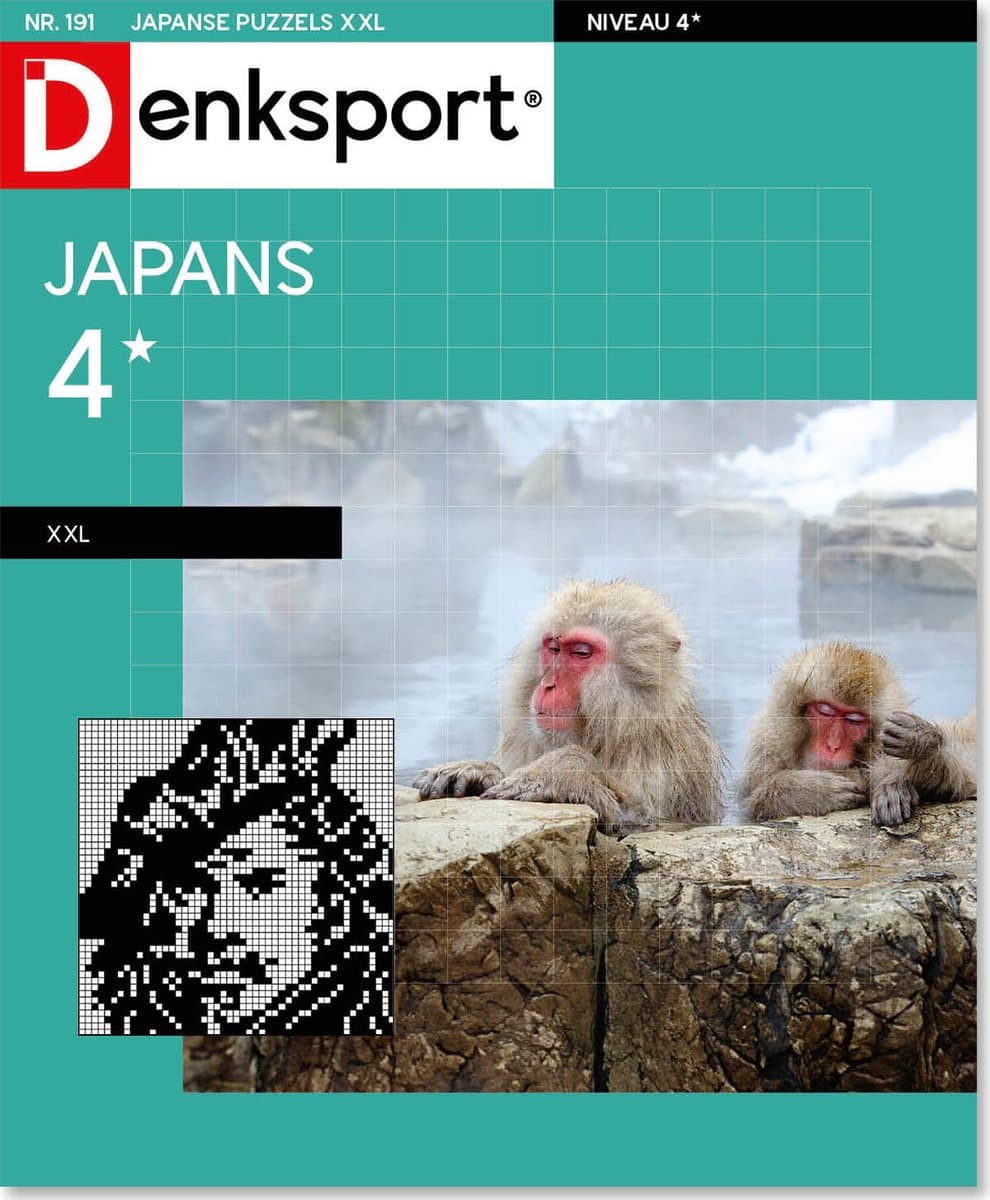 Denksport Puzzelboek Japanse puzzels 4* XXL, editie 191 (EAN: 8710835881669)