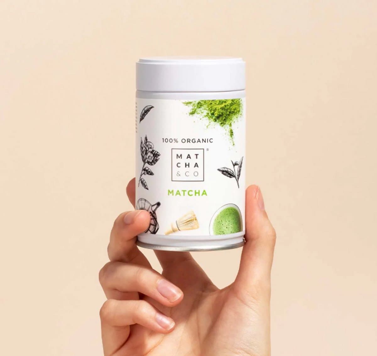 Matcha & Co - ceremoniële matcha thee uit Japan - matcha poeder - matcha thee - 100% organisch gecertificeerd - 80gram (EAN: 8437017961185)