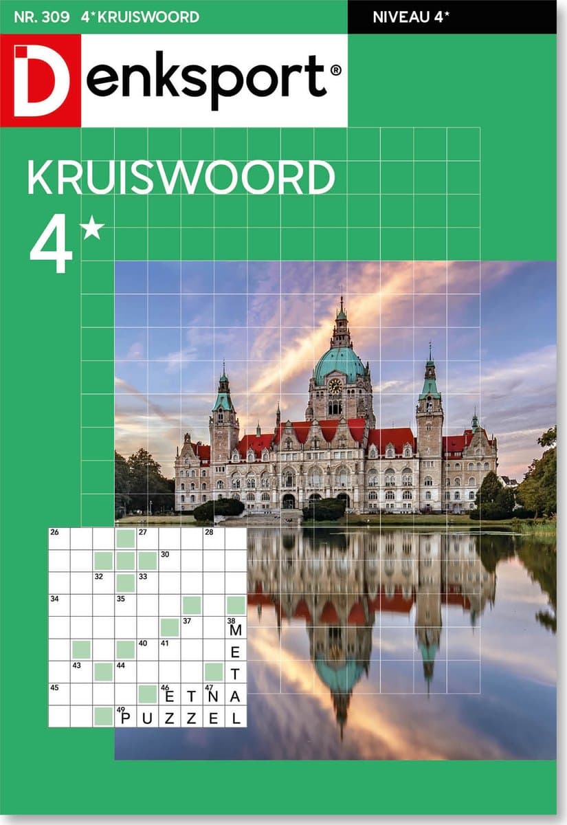 Denksport Puzzelboek Kruiswoord 4*, editie 309 (EAN: 8710835882383)