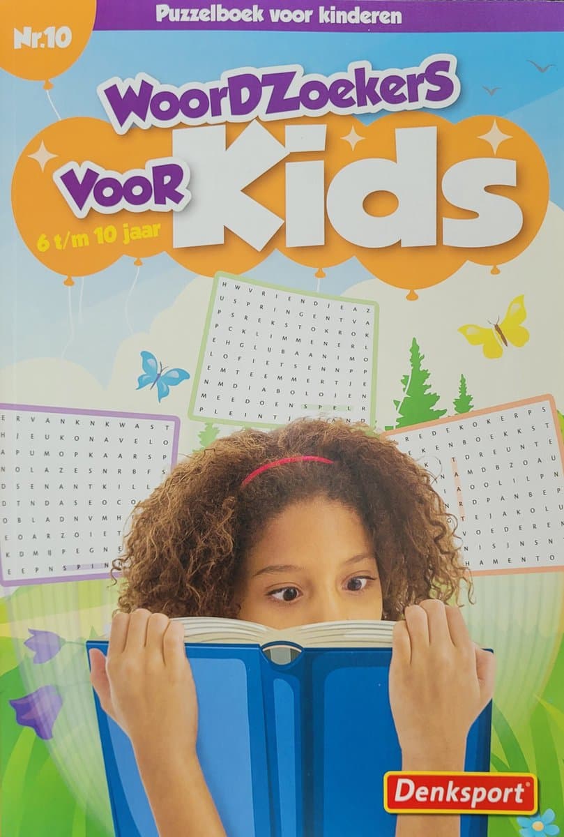 Denksport Woordzoeker voor kinderen 6 t/m 10 jaar - puzzelboek voor kinderen nr 10 (EAN: 8710835848556)