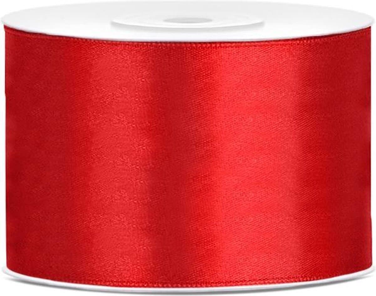Satijn Lint Rood 50mm 25m (EAN: 5901157444240)
