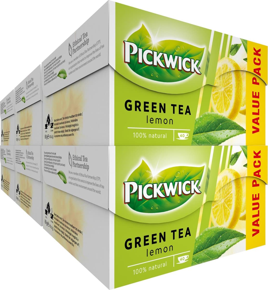 Pickwick Lemon Groene Thee Voordeelverpakking - 6 x 40 theezakjes (EAN: 8711000269633): Waarom deze thee een must‑have is