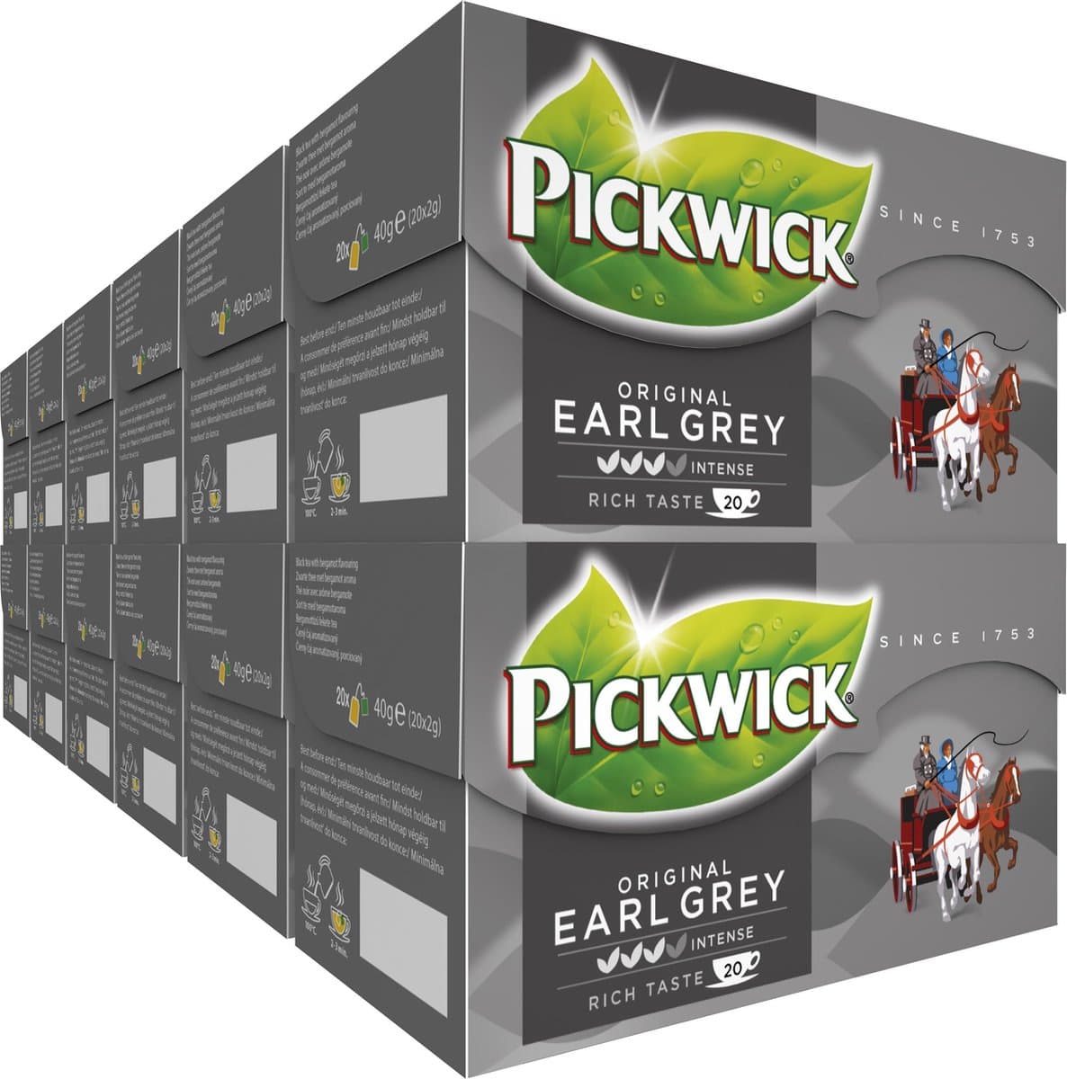 Pickwick Earl Grey Zwarte Thee - 12 x 20 theezakjes (EAN: 8711000908419)