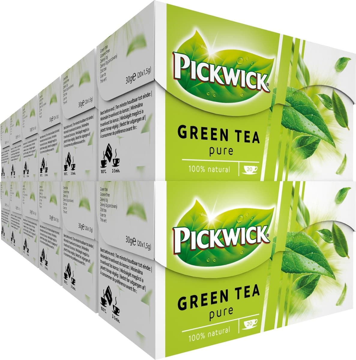 Pickwick Pure Groene Thee - 12 x 20 theezakjes (EAN: 8711000294192)