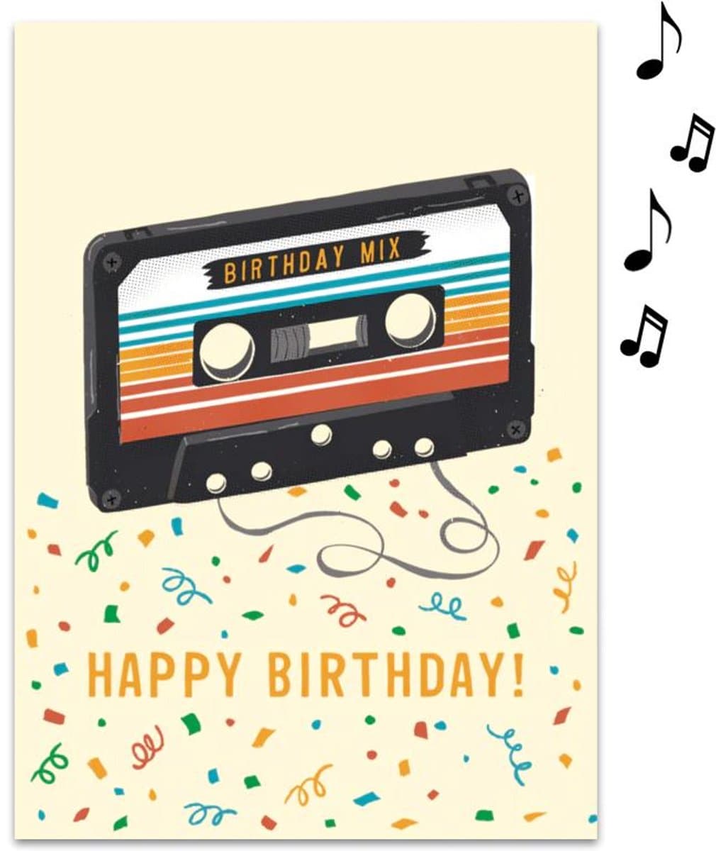 Never Gonna Give You Up Birthday Card - Grappige Verjaardags Kaart - RickRoll - Nonstop muziek & Glitters! (EAN: 8719327597484)