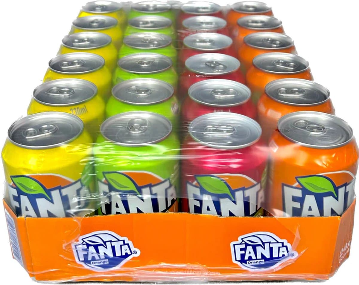 Fanta Mix 24 x 0,33L (Orange, Exotic, Lemon, Strawberry & Kiwi) (EAN: 8720892520111): Waarom een mix van smaken op je werktafel