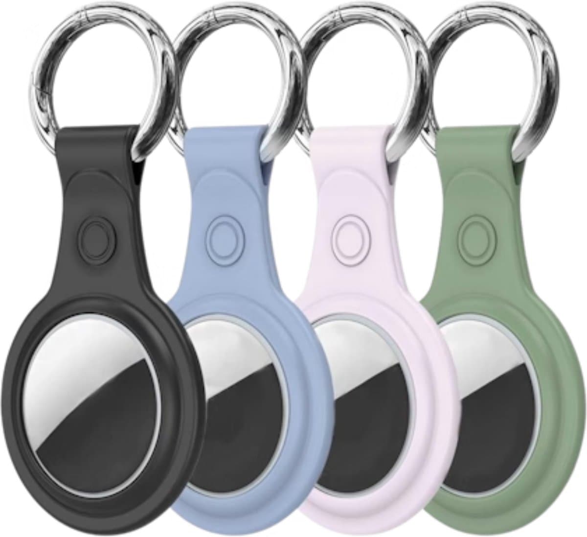 DUX DUCIS sleutelhanger Silicon 4 Pack siliconen hoesje voor AirTag - multi colour (EAN: 6934913050453)