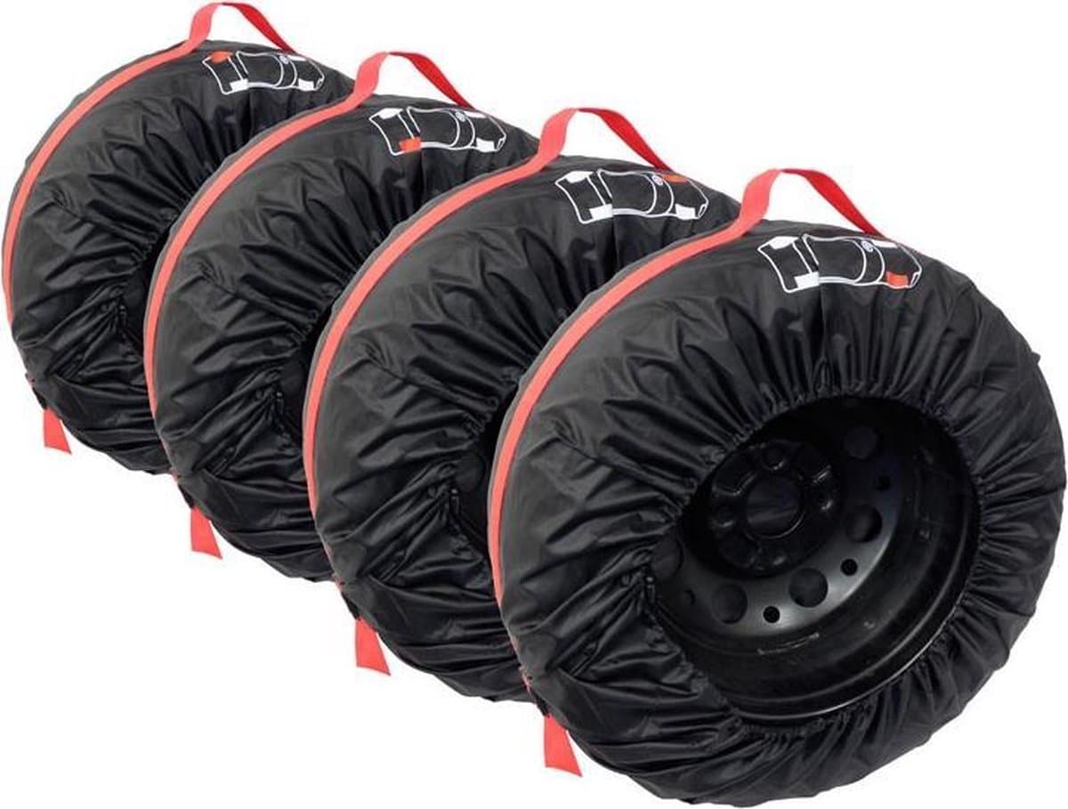 Bandenhoezen 4 stuks - Voor de Opslag van Winterbanden en Zomerbanden - Bandenhoes - 13 tot 16 Inch (EAN: 8711293484850)