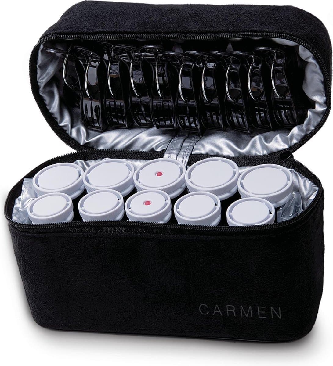 Carmen C2010 - Reis krulset - 10 rollers - Inclusief reisetui - Dual Voltage (EAN: 5011832025166): Compact, maar krachtig ✈️