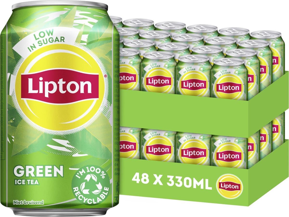 Lipton ice tea green pack - 48 x 330 ml (EAN: 8720813610686)