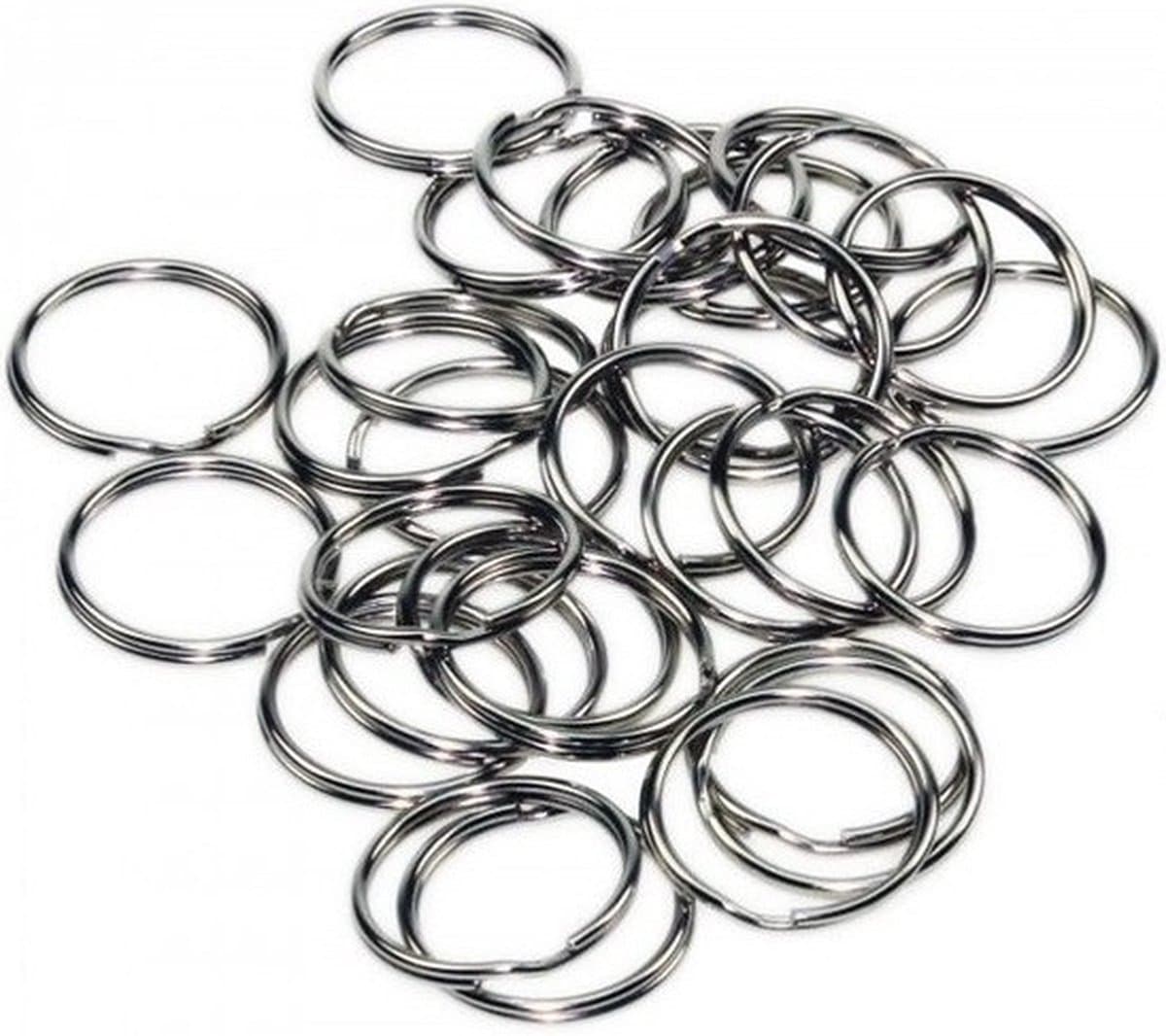 Benson Sleutelringen - 20x - metaal - 10x 24mm / 10x 30mm (EAN: 8718026587772)