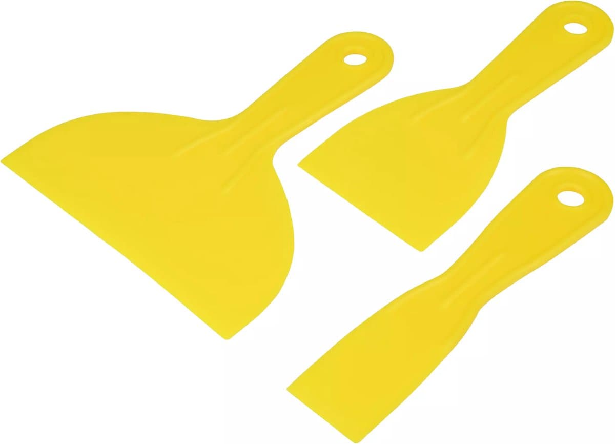 Benson Plamuurmessen set - Kunststof - 3 maten - Lichtgewicht - Duurzaam - 3-delig (EAN: 8721178202608): Geen zware gereedschapskist nodig 🛠️