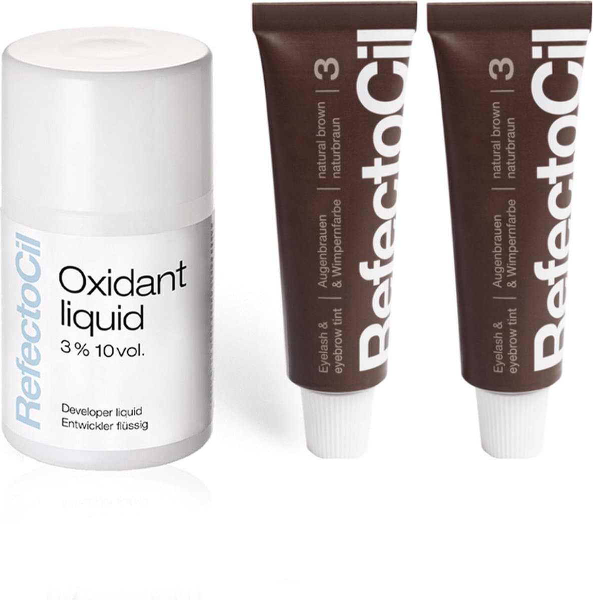 RefectoCil 2 stuks  Natuur bruin + 100ml Oxidant (EAN: 7106621993868): Waarom zelf verven 🎨