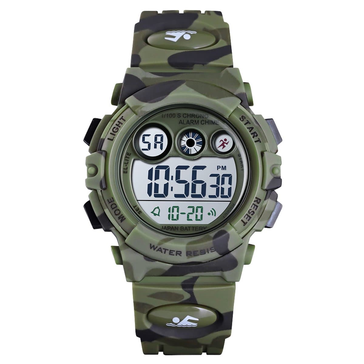Horloge Jongens - Chronograaf - Alarm - Groen (EAN: 8720211697098)