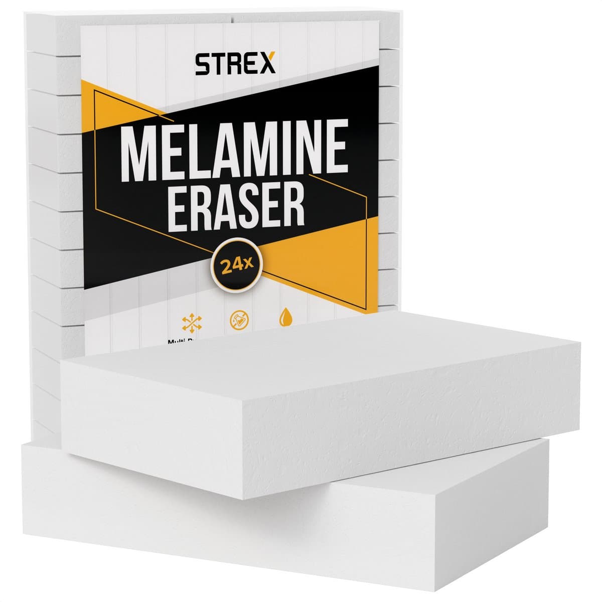 Strex Wonderspons 24 stuks - Melamine Spons - Schuursponsjes Krasvrij - Auto & Schoonmaak Spons - Vlekken Verwijderaar - Geschikt Voor Alle Oppervlakken (EAN: 8719992366507): Warum de hype