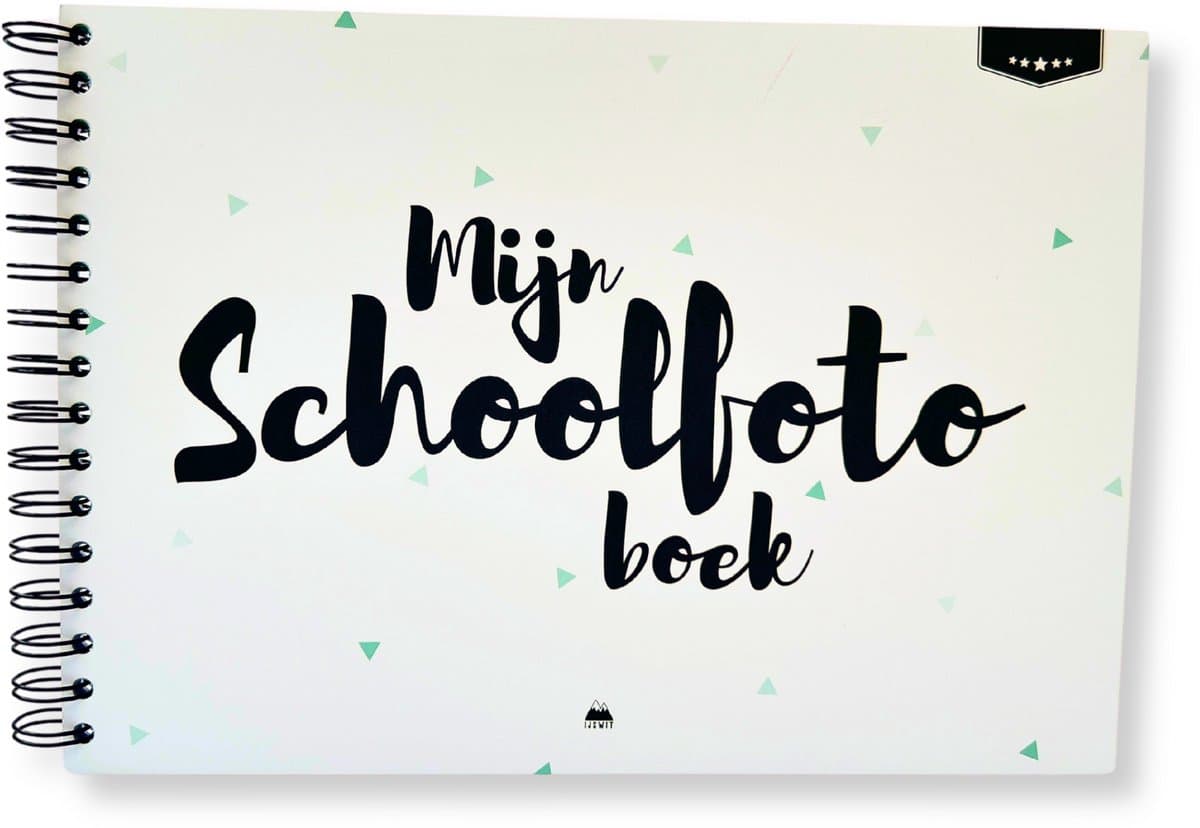 IJSWIT Schoolfotoboek Mint Groen – Invulboek voor 18 Jaar Schoolfoto’s (EAN: 6017404677640)