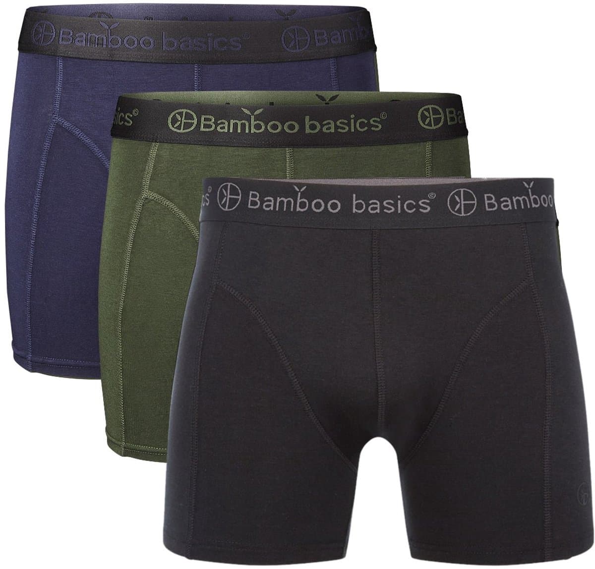 Bamboo Basics Heren Bamboe Boxershorts Rico (3-pack) - Navy, Army & Zwart - Ondergoed Heren - Boxershort Heren Lange pijp - Maat L (EAN: 8719008020515): 1️⃣ De eerste indruk – comfort alsof je in de wolken zit