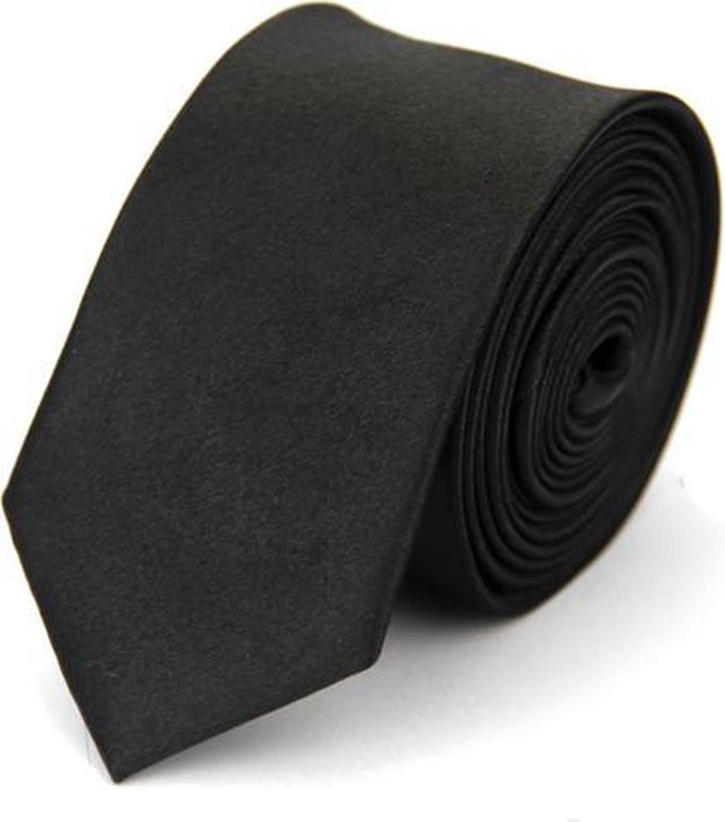 Skinny Stropdas Effen Zwart (EAN: 8945005980174)