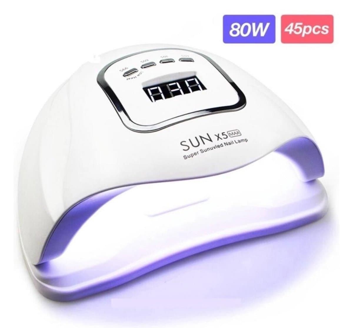 UV Lamp Gelnagels - 80 Watt - LED Nagellamp - Nageldroger - LED Lamp Nagels (EAN: 8721025907441): Waarom een goede lamp het halve werk is