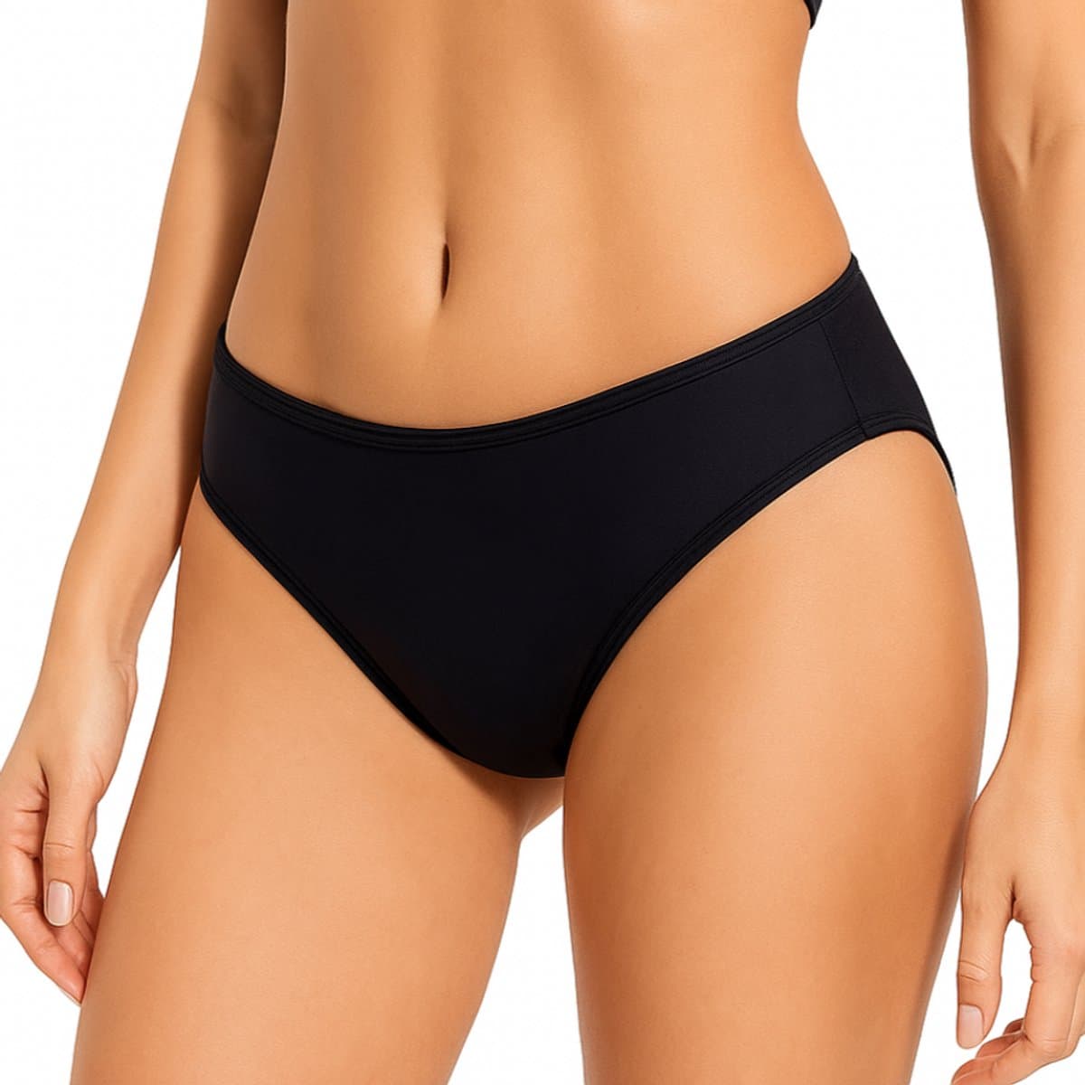 Levina Lifestyle® Menstruatie Bikinibroekje - Menstruatie Zwemkleding - Menstruatie Zwemslip - Licht Kruisje - Menstruatie zwemkleding vrouwen - menstruatie zwemkleding tieners - Menstruatie bikinibroekje tieners - Zwart - Maat S (EAN: 87213250652...