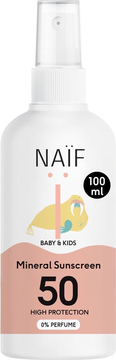 Naïf - Zonnebrandspray - Zonbescherming - SPF50 - 0% Parfum - Minerale Filter - Baby & Kinderen - 100ml (EAN: 8721008611174): Waarom ik dit product uitprobeerde