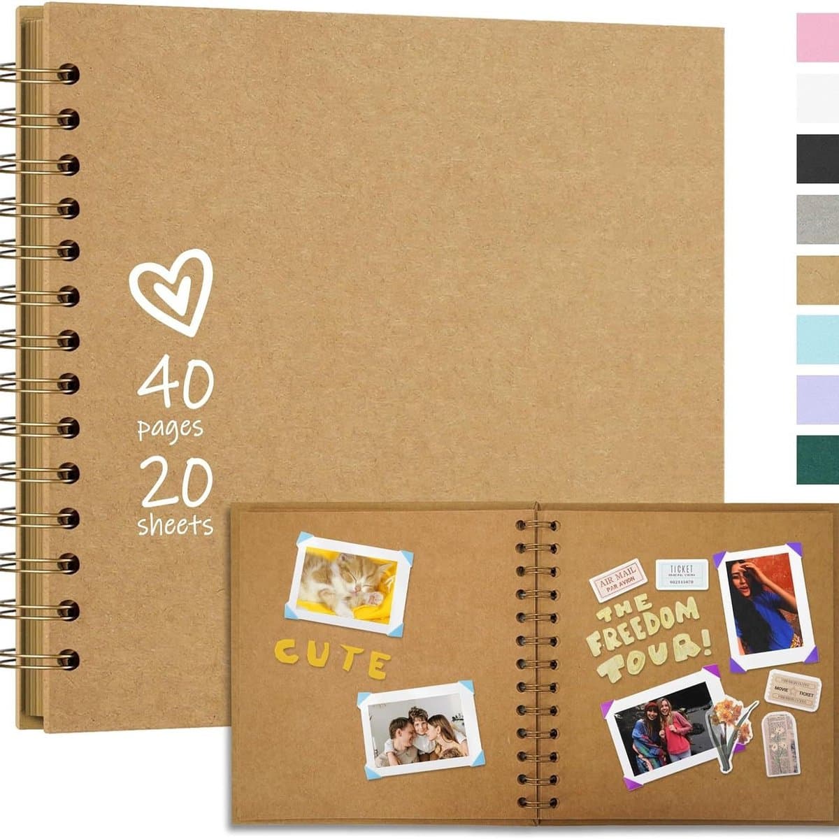 REWYTAZ-Fotoalbum - fotoalbum insteekalbum - fotoboek - fotoalbum plakalbum - plakalbum - plakboek - foto album insteek - foto album klein - foto album plakalbum - fotoboek plakalbum - fotoboek insteekalbum - Er passen 300 vellen in - DIY (EAN: 94...