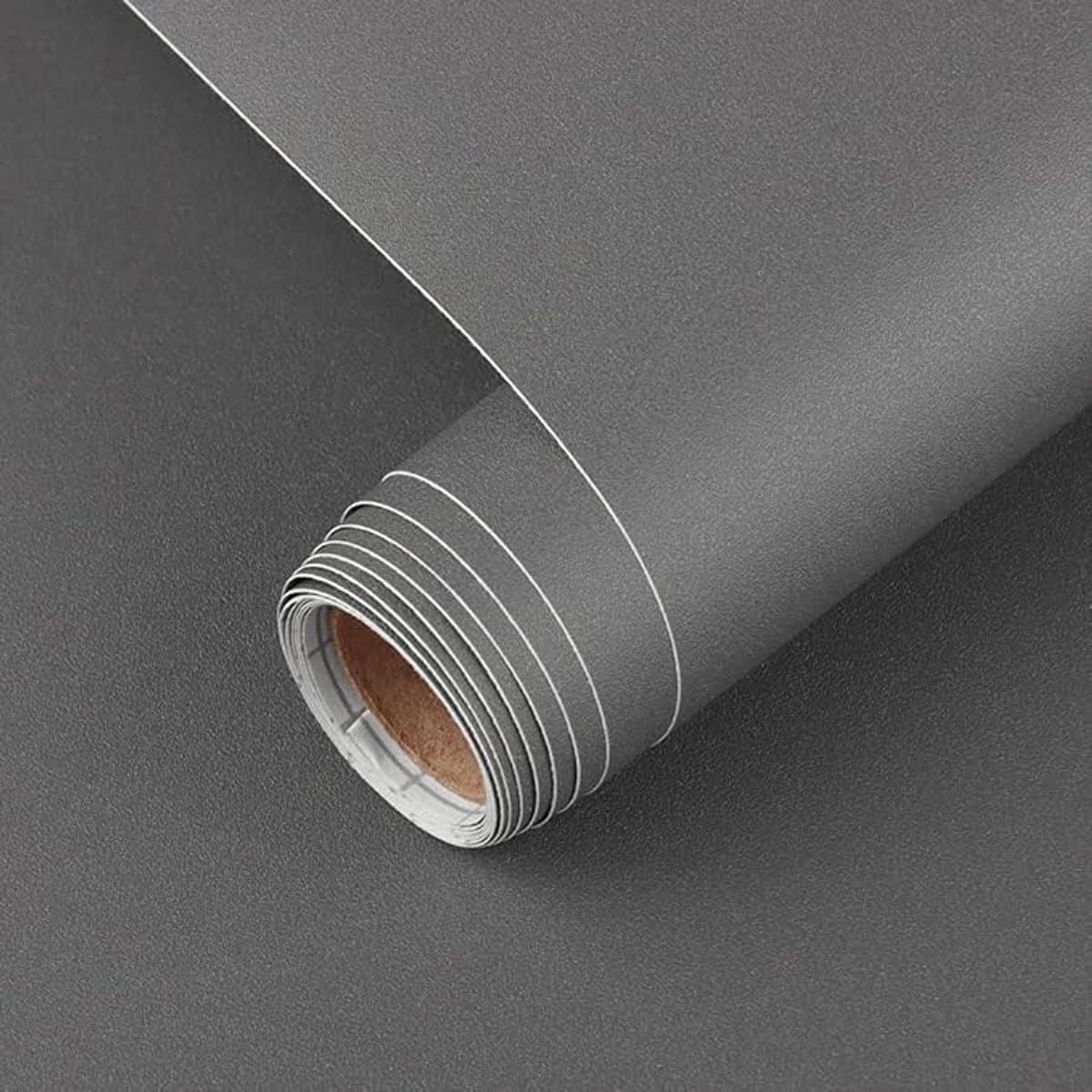 Zelfklevend Behang - Muurdecoratie - Grijze Matte Zelfklevende Meubelfolie - Zelfklevend Behang, Decoratieve Vinyl Meubelfolie voor Meubels - 60 cm X 5 m - Grijze (EAN: 0734931089727): Waarom grijs mat de nieuwe klassieker is