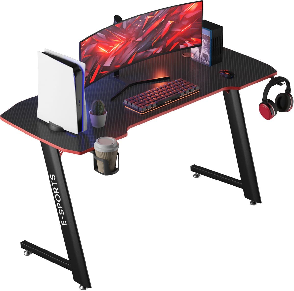 Avalo Gaming Bureau - 100x60x75 CM - Game Desk - Tafel - Zwart (EAN: 8721098880979): Wat maakt deze bureau zo speciaal