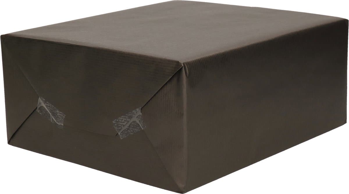 Bellatio Decorations Inpakpapier - 1x rol - zwart - unikleur - 200 x 70 cm - cadeaupapier - inpakken (EAN: 8720576213025): 🎁 Waarom ik dit inpakpapier ga gebruiken
