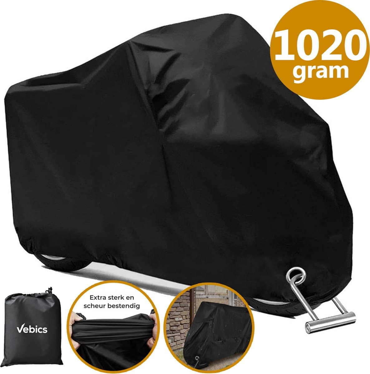 Scooterhoes met Windscherm - Scooterhoes Waterdicht - Scooterhoes Waterdicht Buiten - 300D Oxford - 230 x 95 x 130 cm (EAN: 8719992748655)