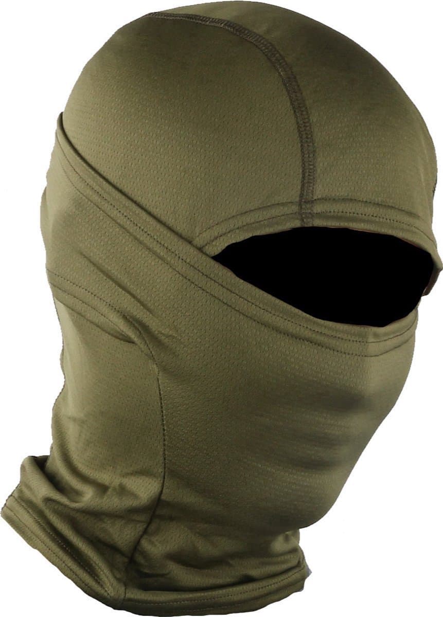 Jumada's - Balaclava - Leger Groen - Facemask - Tactisch Masker - Isolerend & Sneldrogend - Sjaal - Bivakmuts - Helmmuts - Haarnet - 45 gram (EAN: 8720301029969)
