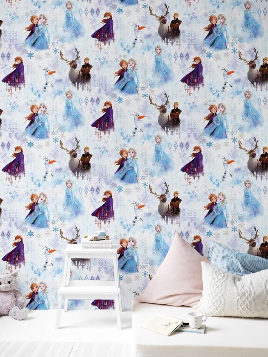 Frozen Behang Papier behang Decoratie Kinderkamer (EAN: 5060233009886): De magie van Arendelle in huis halen