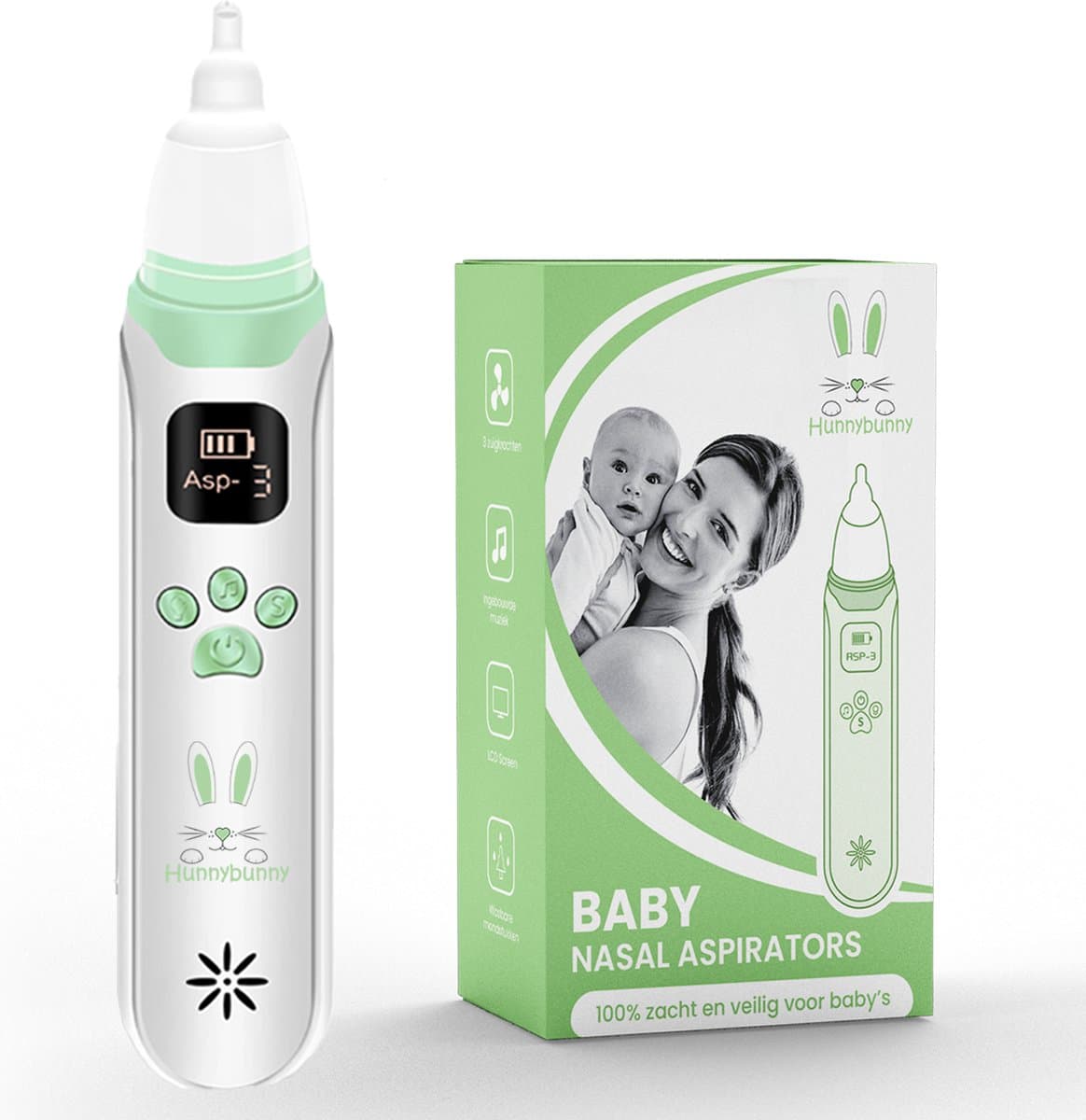 Hunnybunny® Elektrische Neusreiniger voor Baby’s met 8 Muziekjes en Licht – Neuspeer - Aspirator - Neuszuiger (EAN: 8720726593069): Waarom ik dit apparaat wilde testen