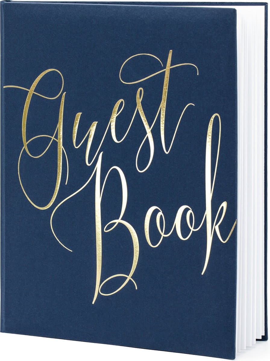 Gastenboek Navy & Gold (EAN: 5902230789203): 🌊 Het eerste gezicht Elegantie in elke detail