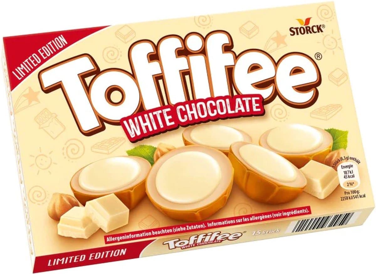 toffifee white chocolate limited edition 125gram (EAN: 4014400932959)