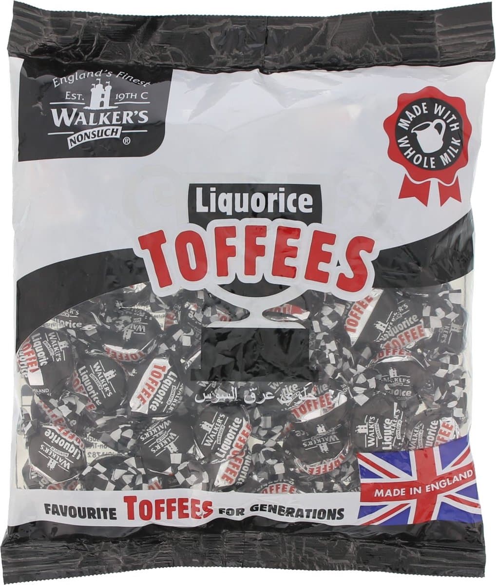 Walkers Liquorice toffees - Zak 750 gram (EAN: 5010169157472): Waarom ik er meteen naar keek