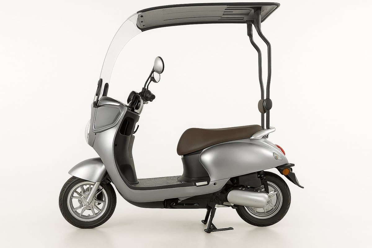 Ecowielen OSLO Elektrische Scooter met Dak – 2000W – 72V 20Ah – 25 km/u – Actieradius 50 km (EAN: 5940739007152)